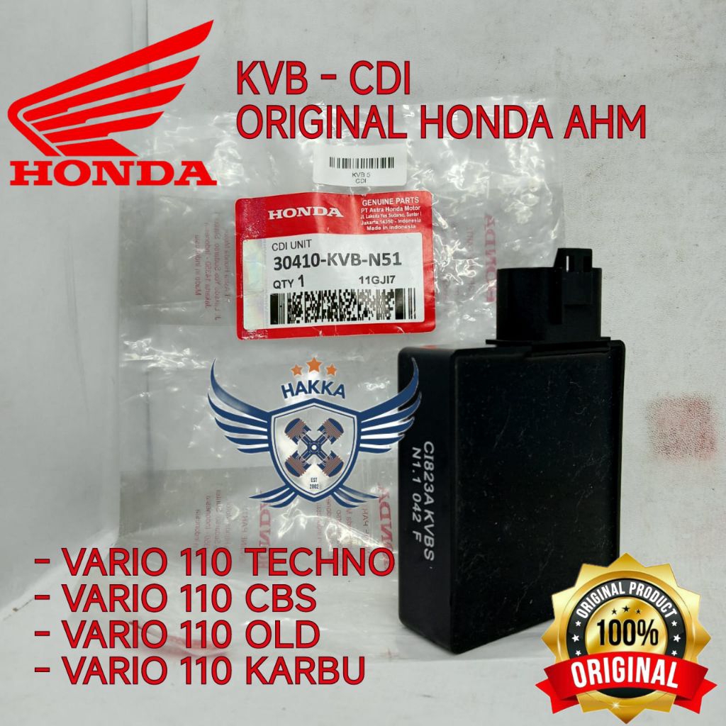 Fressjago Kvb Original Cdi Honda Vario 110 Techno, Cdi Honda Vario 110 Old, Cdi Honda Vario 110