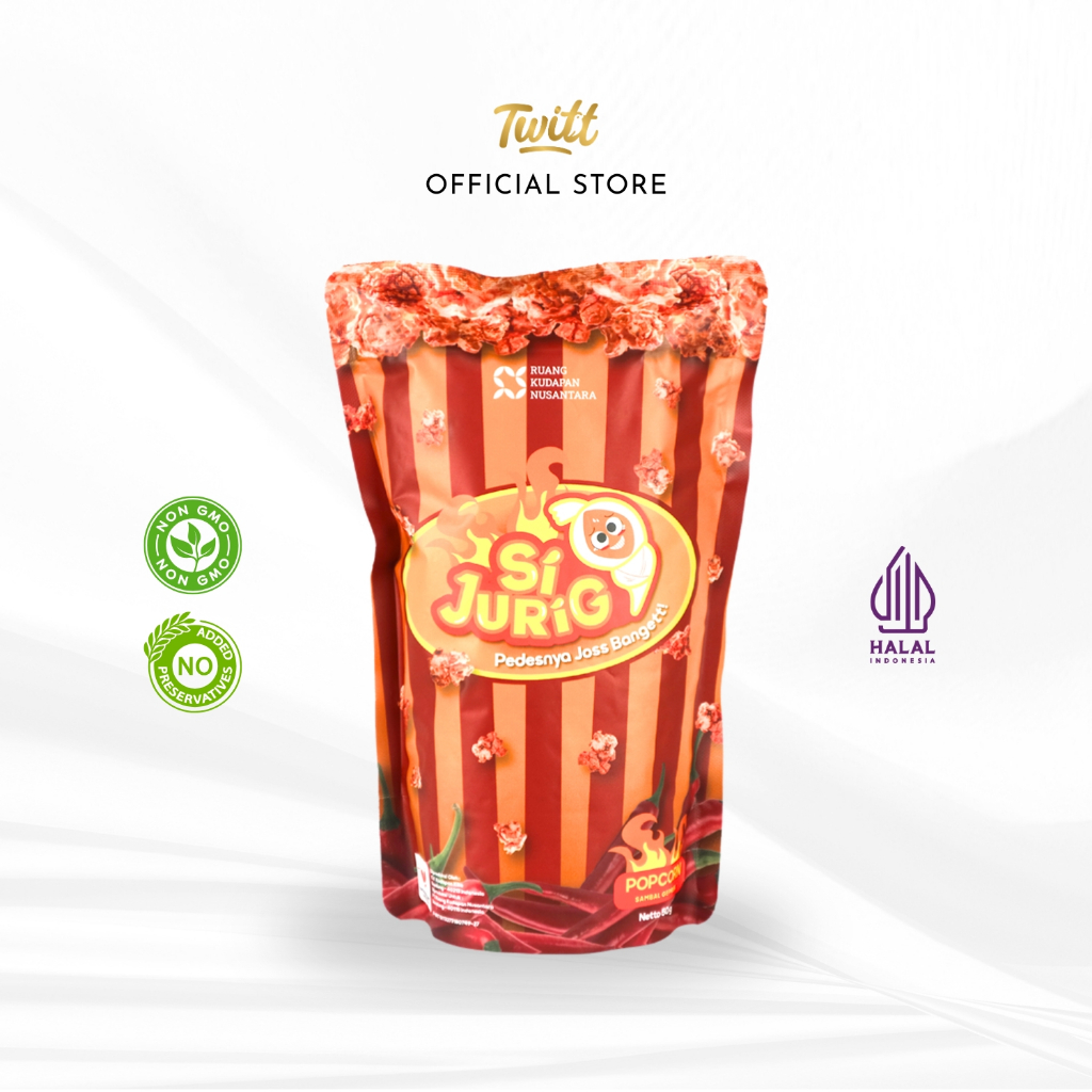 

Si Jurig - Popcorn Sambal Geprek 50g