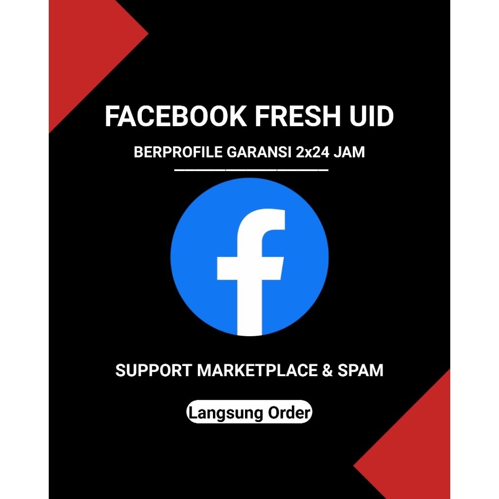 Akun Facebook Fresh Berfoto Profile Murah Bergaransi