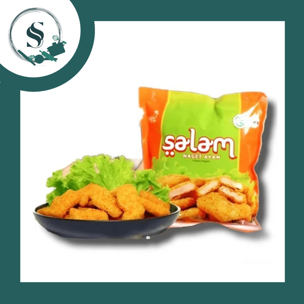 

(SM) SALAM CHICKEN NUGGET ORIGINAL 500GR | Frozen Food Nugget Ayam Salam