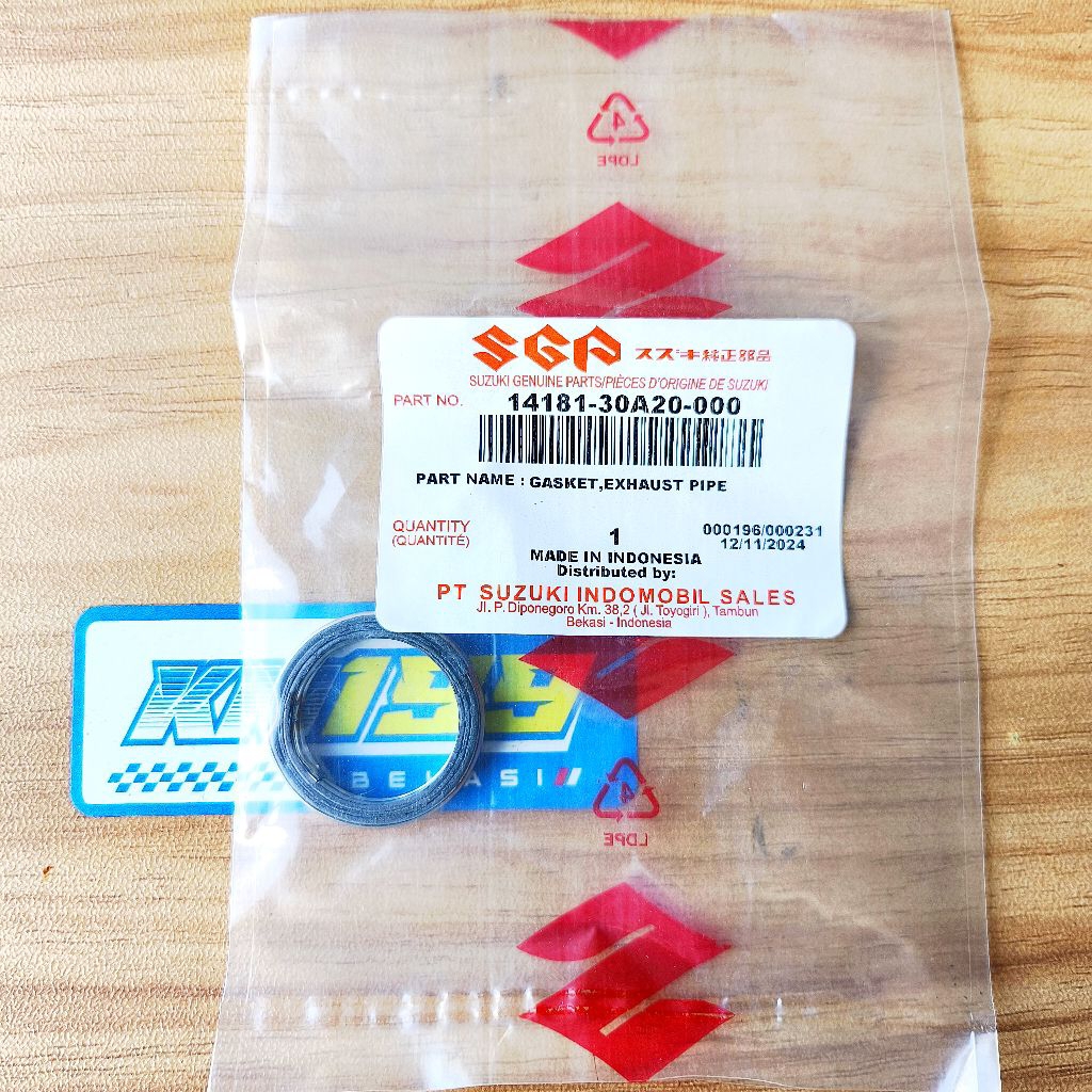 Gasket Paking Packing Knalpot SGP Suzuki Address Lets Nex Shooter Smash FI Youngstar Original