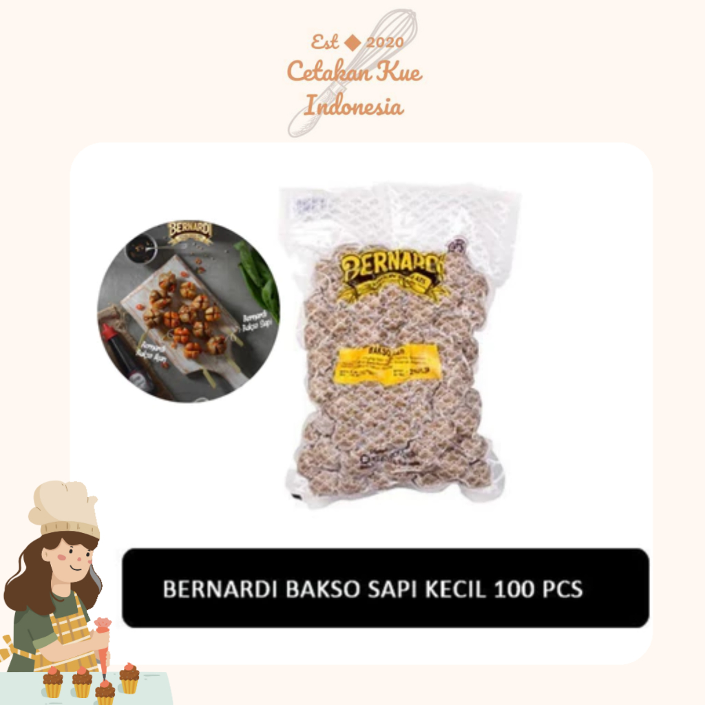 

{CKI} Bernardi Bakso Sapi Halus Kecil Isi 100 Bakso Sapi Kecil Bernardi 720gr