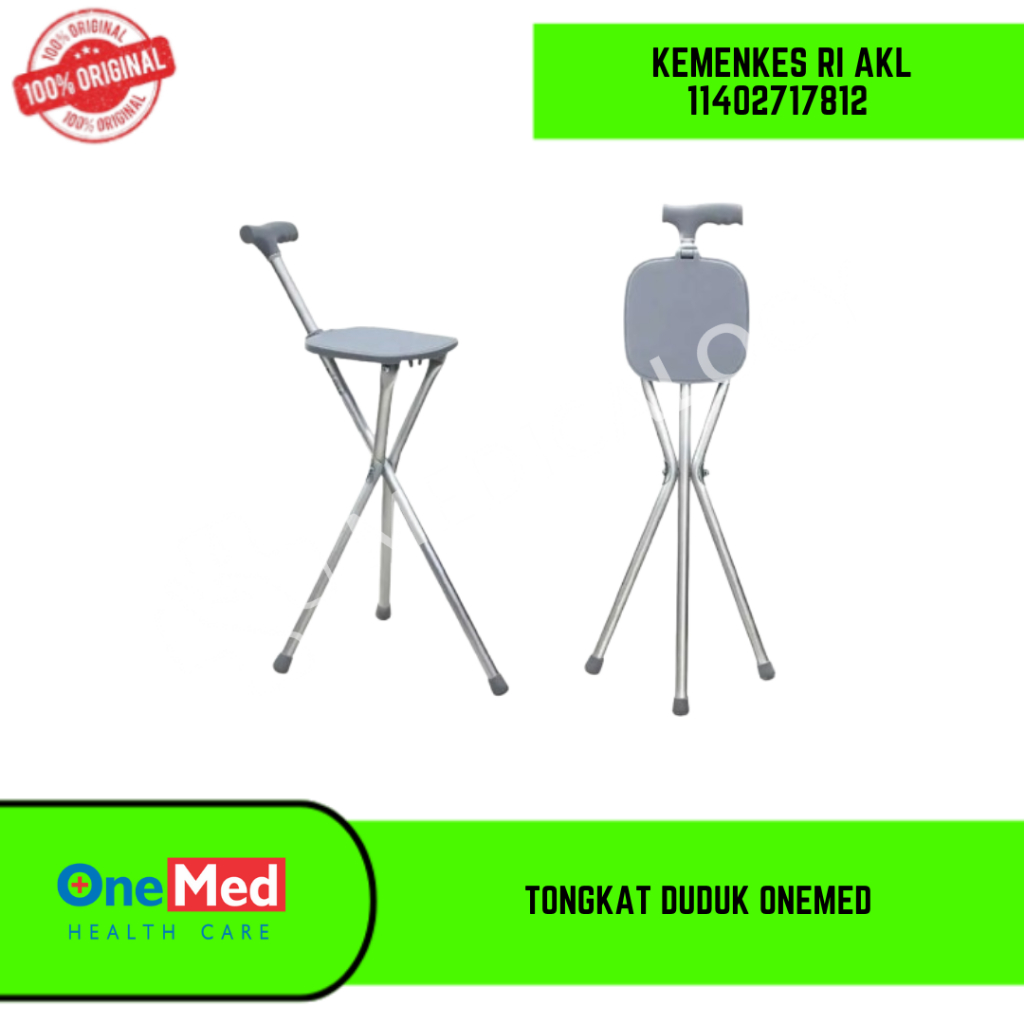 Tongkat Duduk Onemed Tongkat Lansia Tongkat Umroh