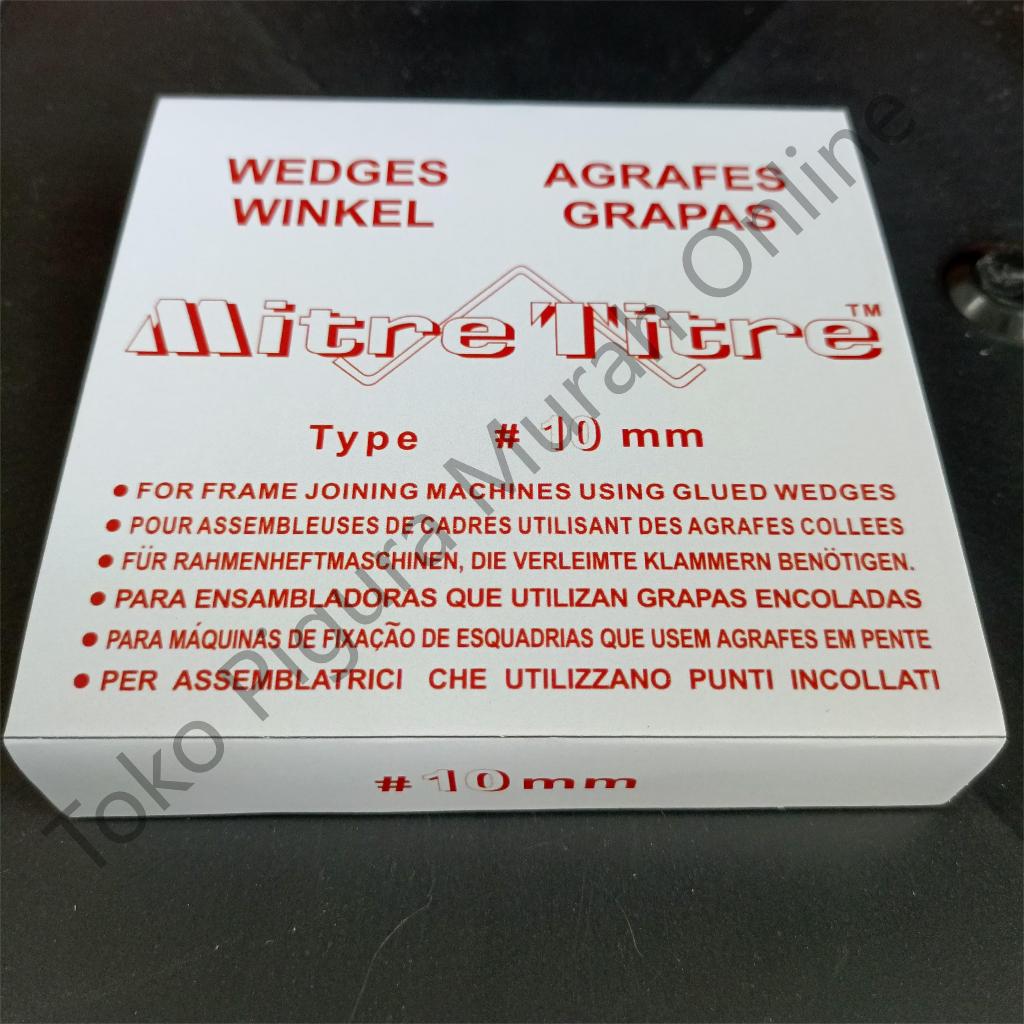 PAKU V 10 MM MITRE TITRE / PAKU BINGKAI / PAKU PIGURA / VNAIL / VNAILS / V NAIL / V NAILS