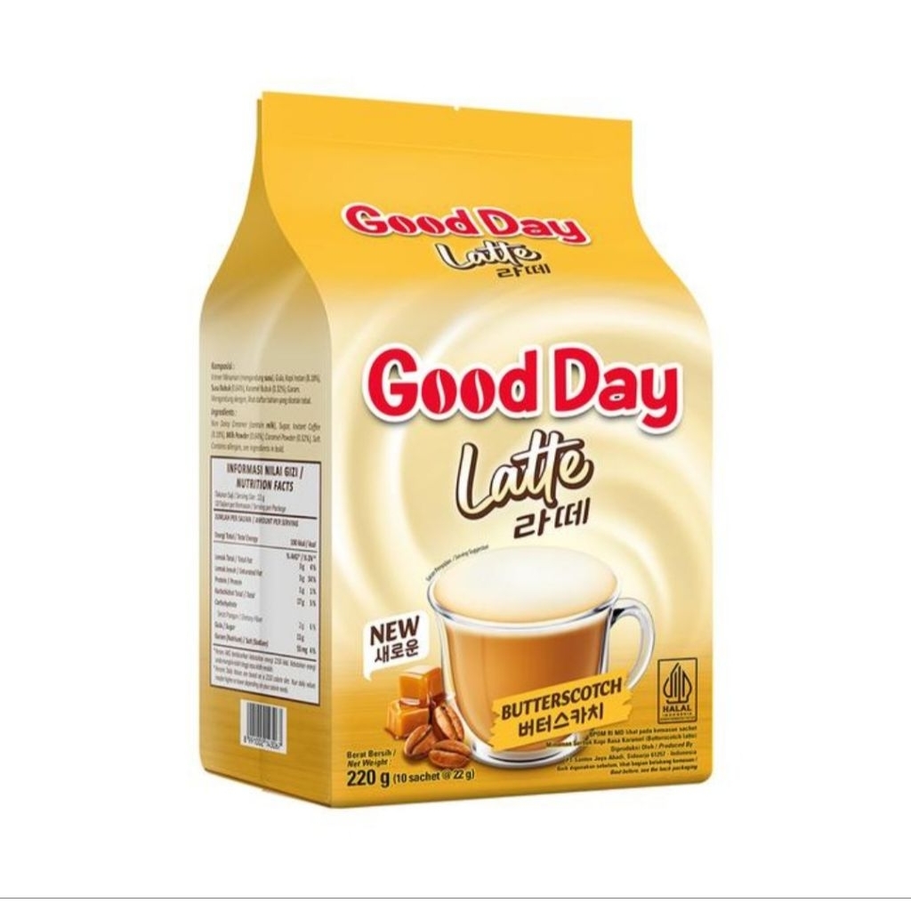 

Good Day Latte Butterscotch Isi 10 (10 x 22 Gr)