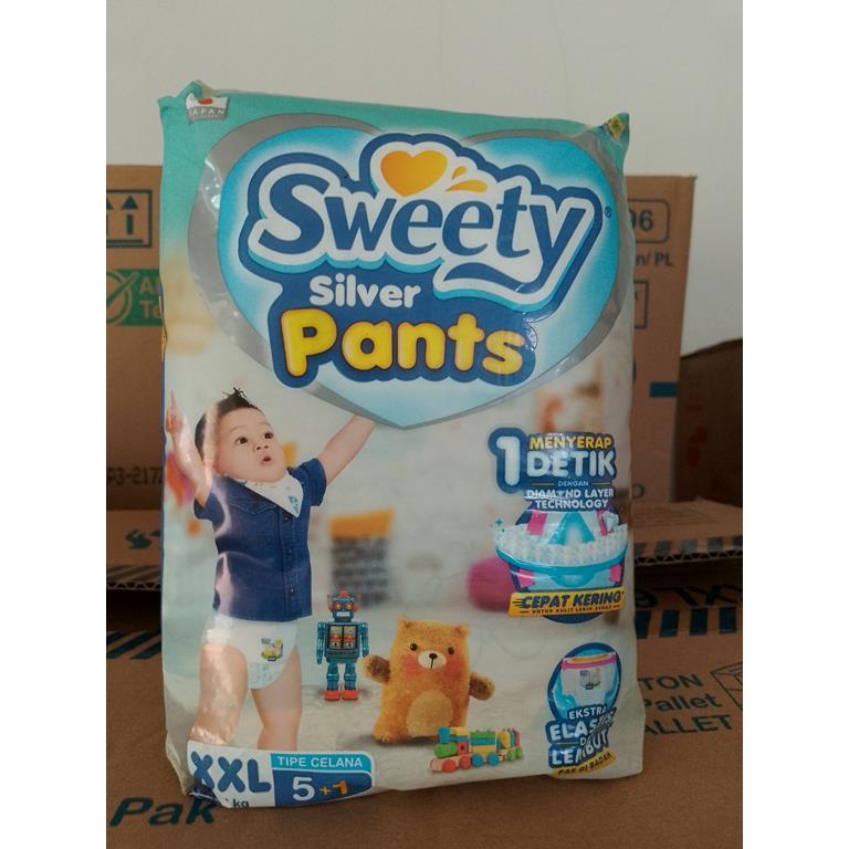 Popok Pempers Sweety Silver Pants XXL