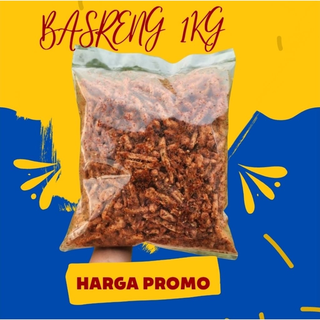 

Basreng Pedas Daun Jeruk 1Kg Murah Original Makanan Ringan Snack Cemilan Murah Bumbu Melimpah Daun Jeruk