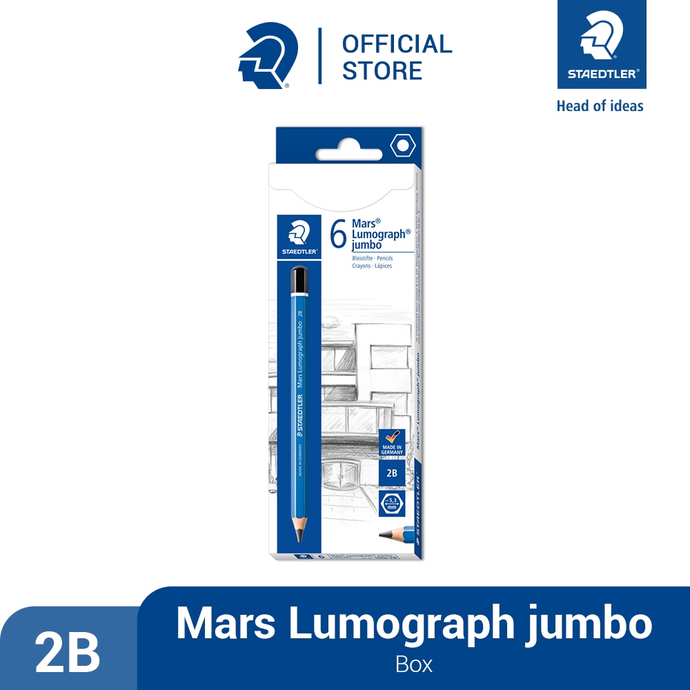 

STAEDTLER Pencil Mars Lumograph Jumbo. 100% PEFC (BOX)