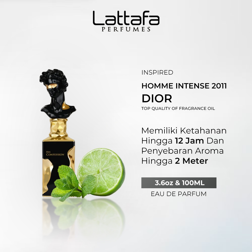 Lattafa His Confession Parfum 100ML, Lattafa Official Store, Fragrance World, Lattafa His Confession