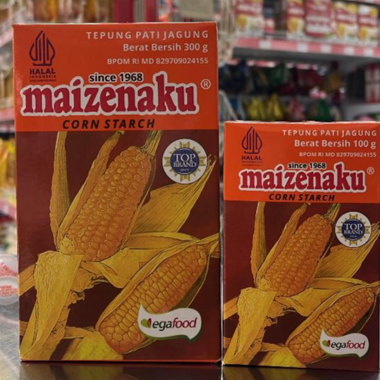 

MAIZENAKU CORN STARCH 100GR/MAIZENAKU CORN STARCH 300GR