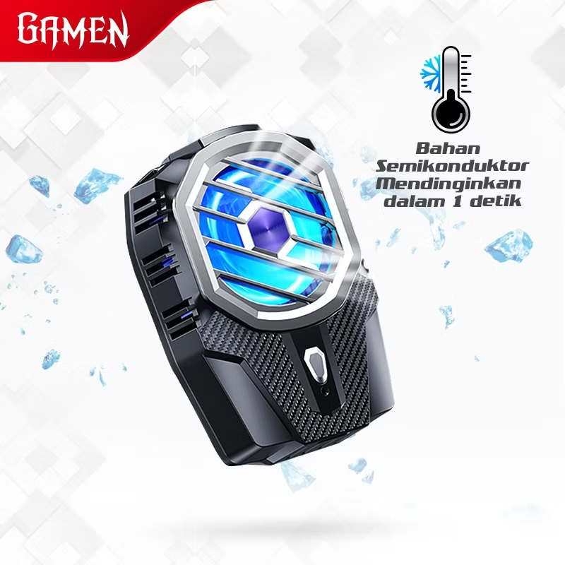 FAN COOLER GAMEN GMR05 SEMIKONDUKTOR COOLER HP RADIATOR WIRELESS TANPA KABEL