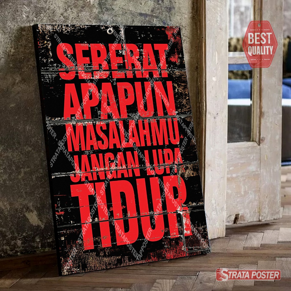 Hiasan dinding aesthetic Poster motivasi Dekorasi kamar cowok