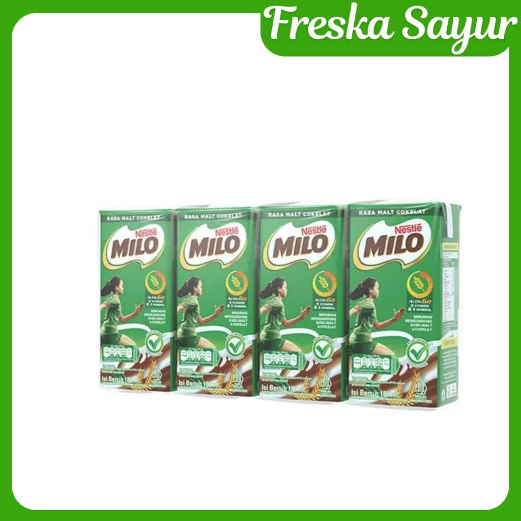 

Milo Susu UHT Activ Go Pack Kotak 4x180 ml