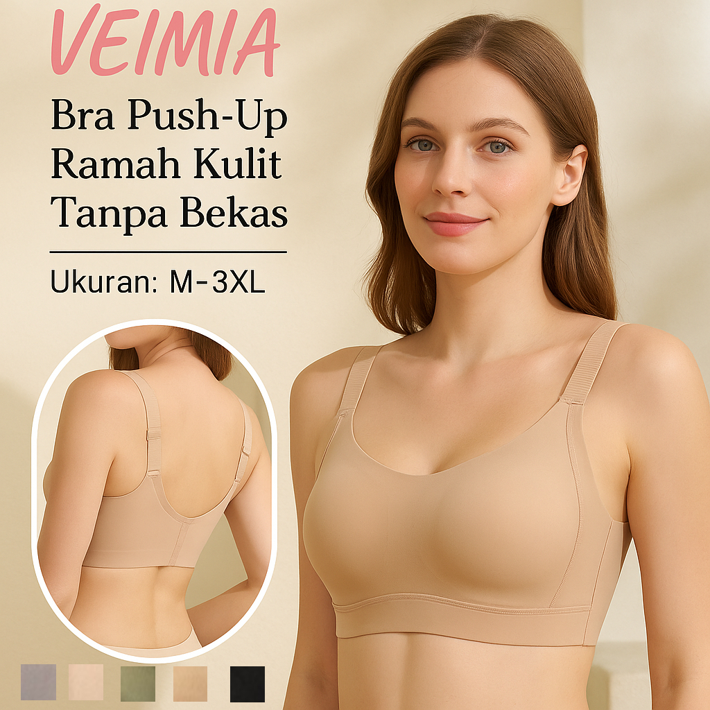 ❤️[Payudara Besar Terlihat Kecil]❤️Veimia-Bra Seamless Anti Kendur – Payudara Besar Terlihat Kecil, 