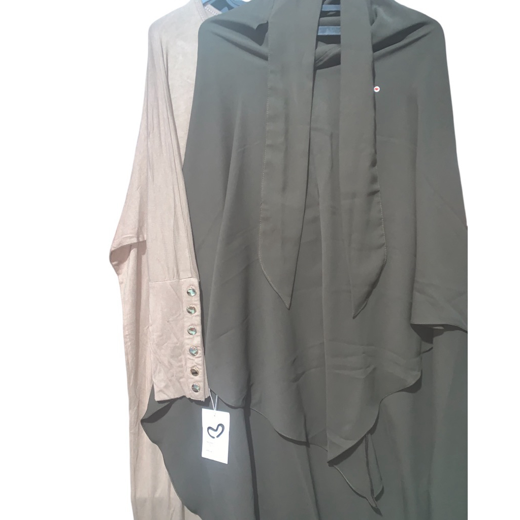 preloved abaya barkha set