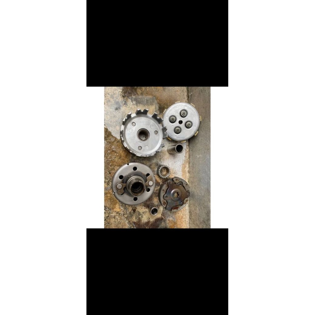 rumah kopling kampas kopling set kampas ganda Yamaha alfa/fiz/fizR/foz1/sigma original lepasan motor