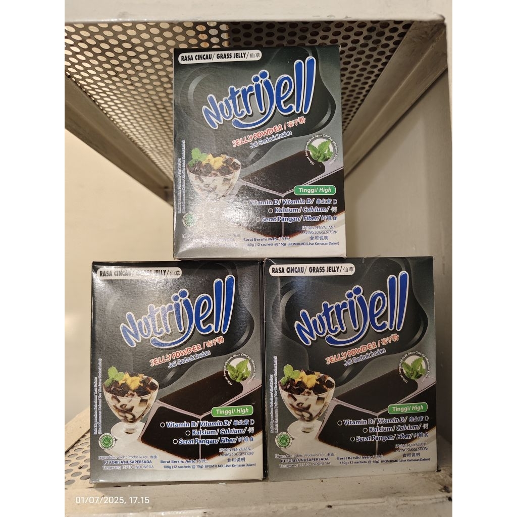 

Nurijell Cincau 15 gr x 12 Sachet (1 Box)