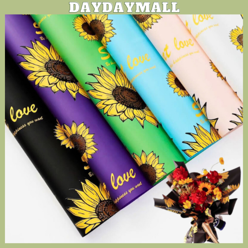 

Kertas Buket Motif Bunga Matahari Wrapping Cellephone 6178