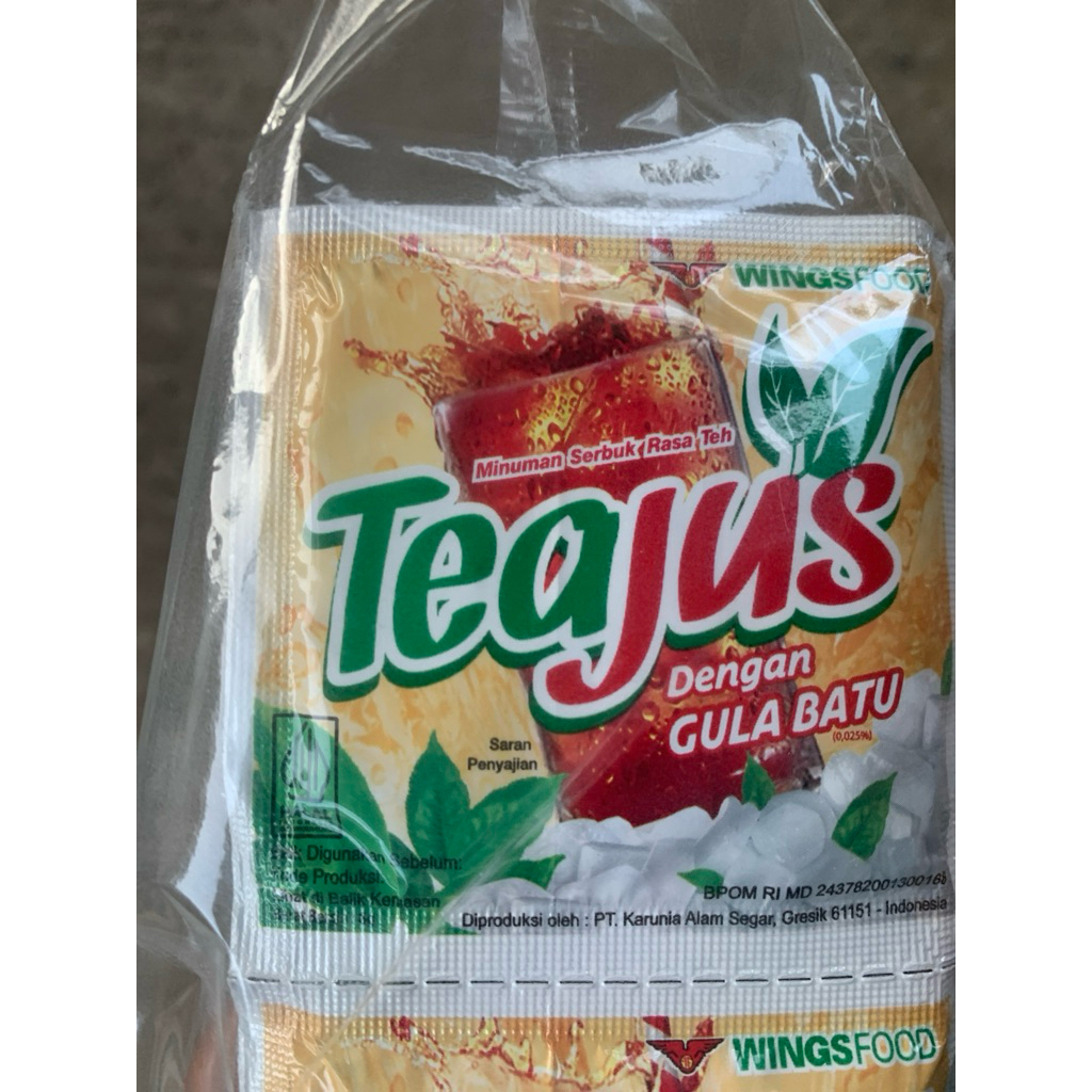 

teajus 10 sachet x 6 gram