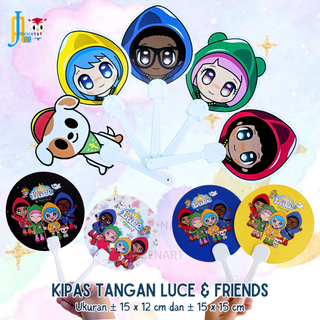 KIPAS TANGAN LUCE & FRIENDS / KIPAS LUCE / Merchandise Luce / Tahun Yubileum
