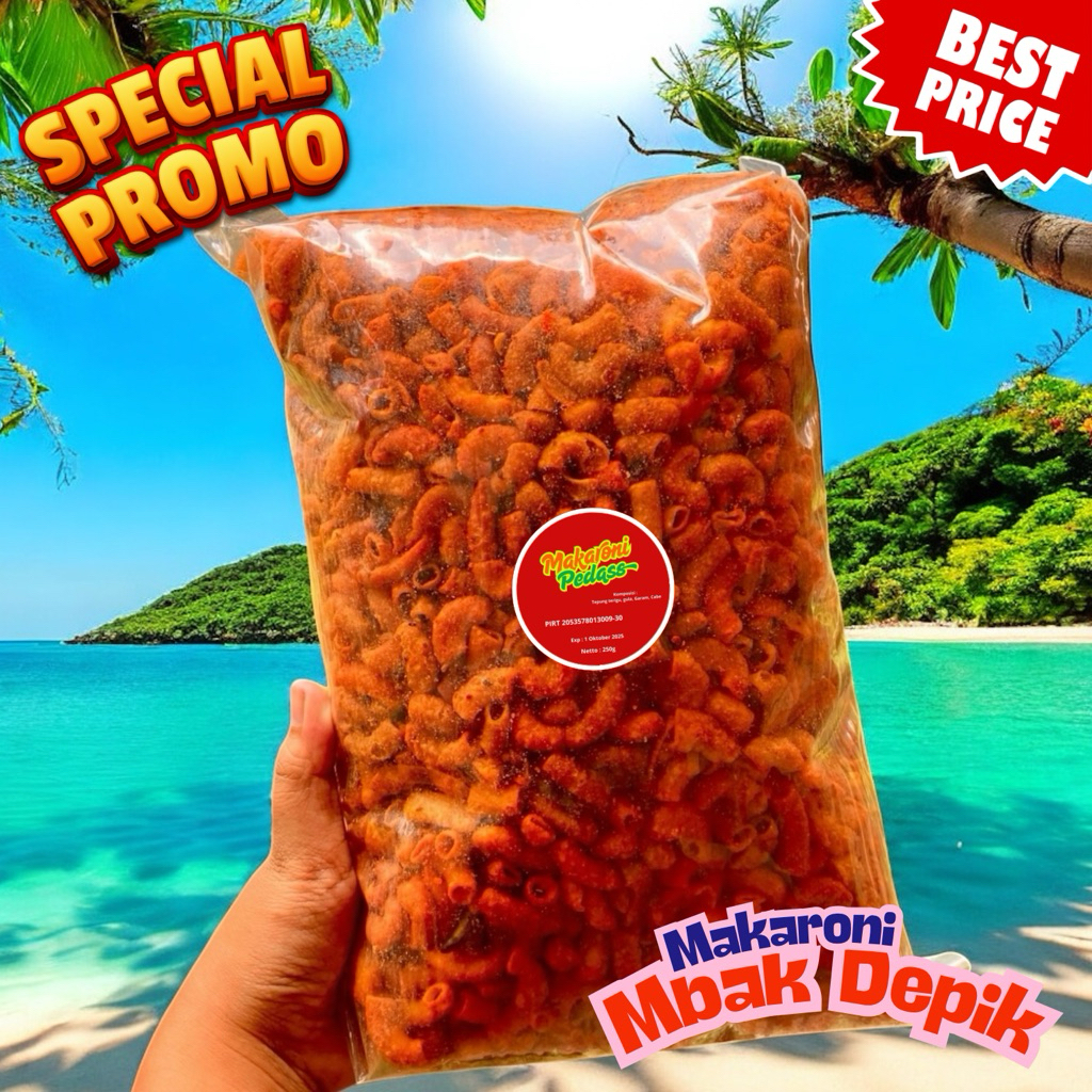 

Makaroni Pedas Gokil 250gr – Camilan Wajib untuk Pecinta Pedas