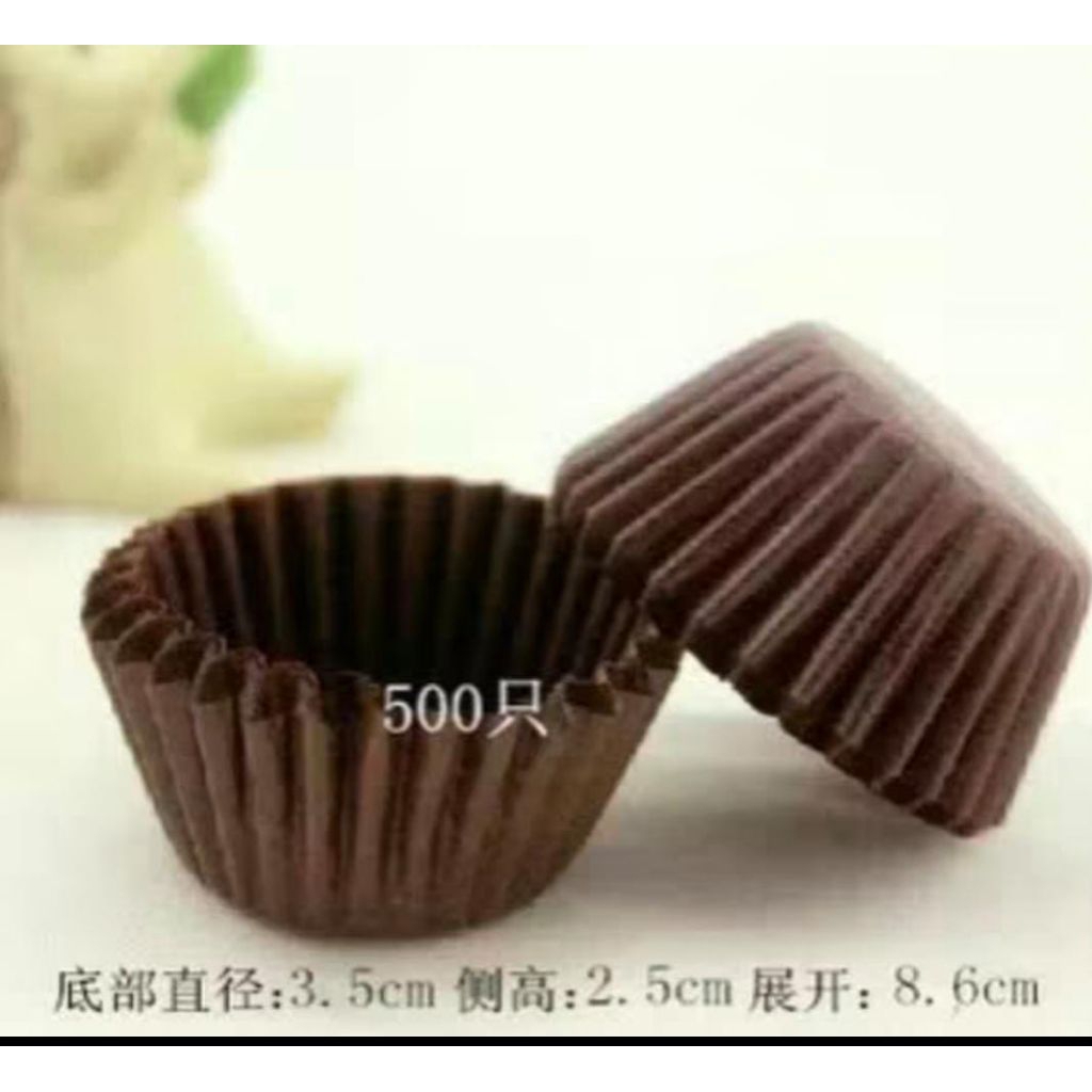 kertas kue nastar cup hitam kecil dapur baking - HG