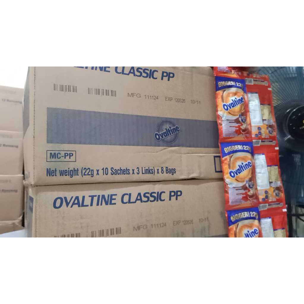 

1 DUS OVALTINE CLASSIC SUSU BUBUK COKELAT 22 GRAM ISI 240 SACHET/24 RENTENG
