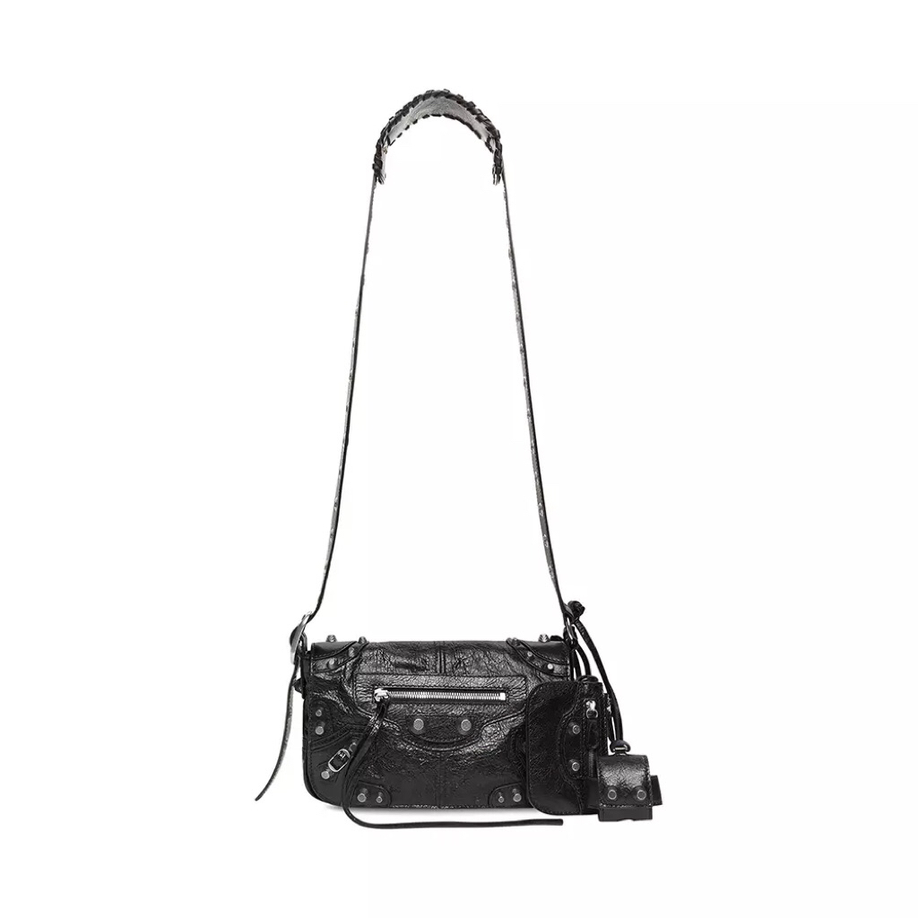 Balenciaga Le Cagole XS Flap Bag Black Shw