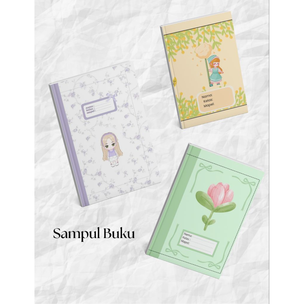 

Sampul Buku Aesthetic/ Sampul Buku/ Sampul Buku Lucu/ Sampul Buku Hijau / Sampul Buku Cute/ Sampul Buku Custom