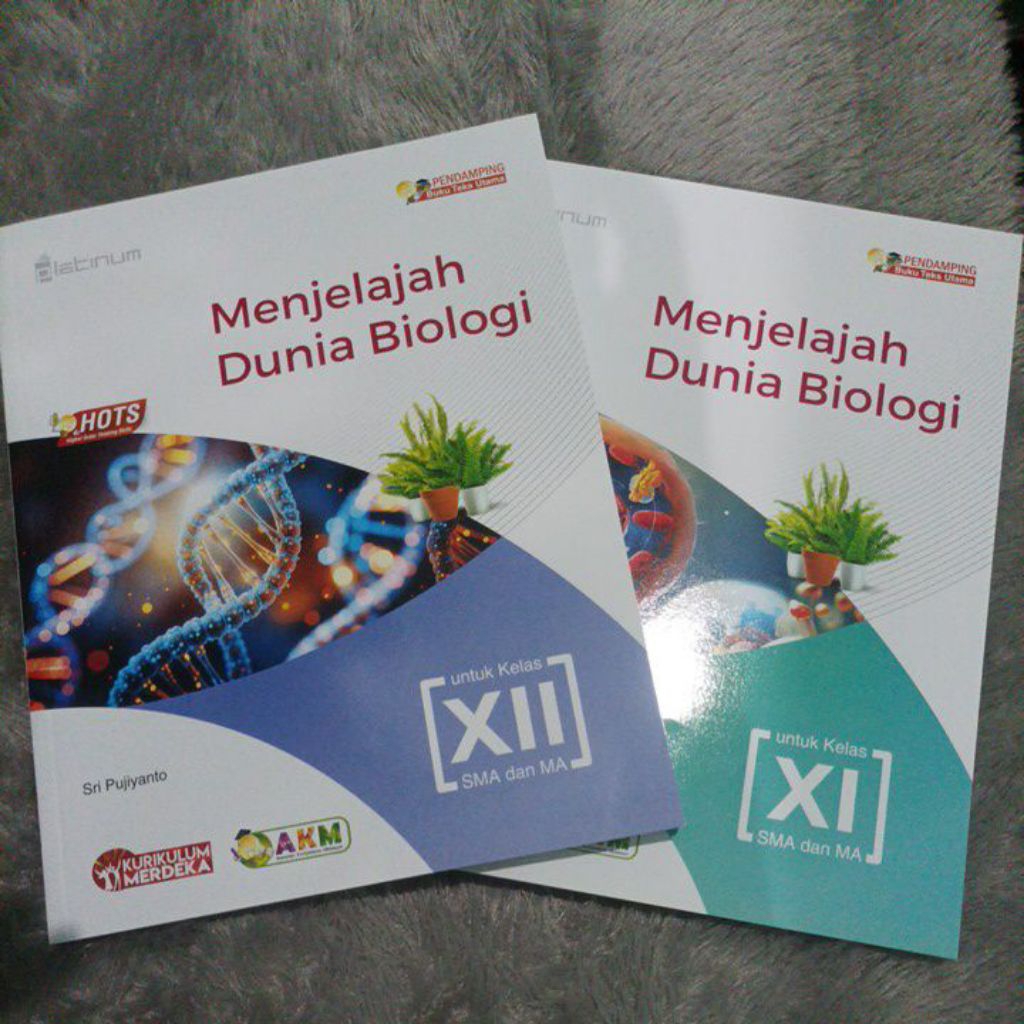 Buku Biologi SMA / Menjelajah Dunia Biologi Kelas 11 12 SMA / Kurikulum Merdeka / Platinum
