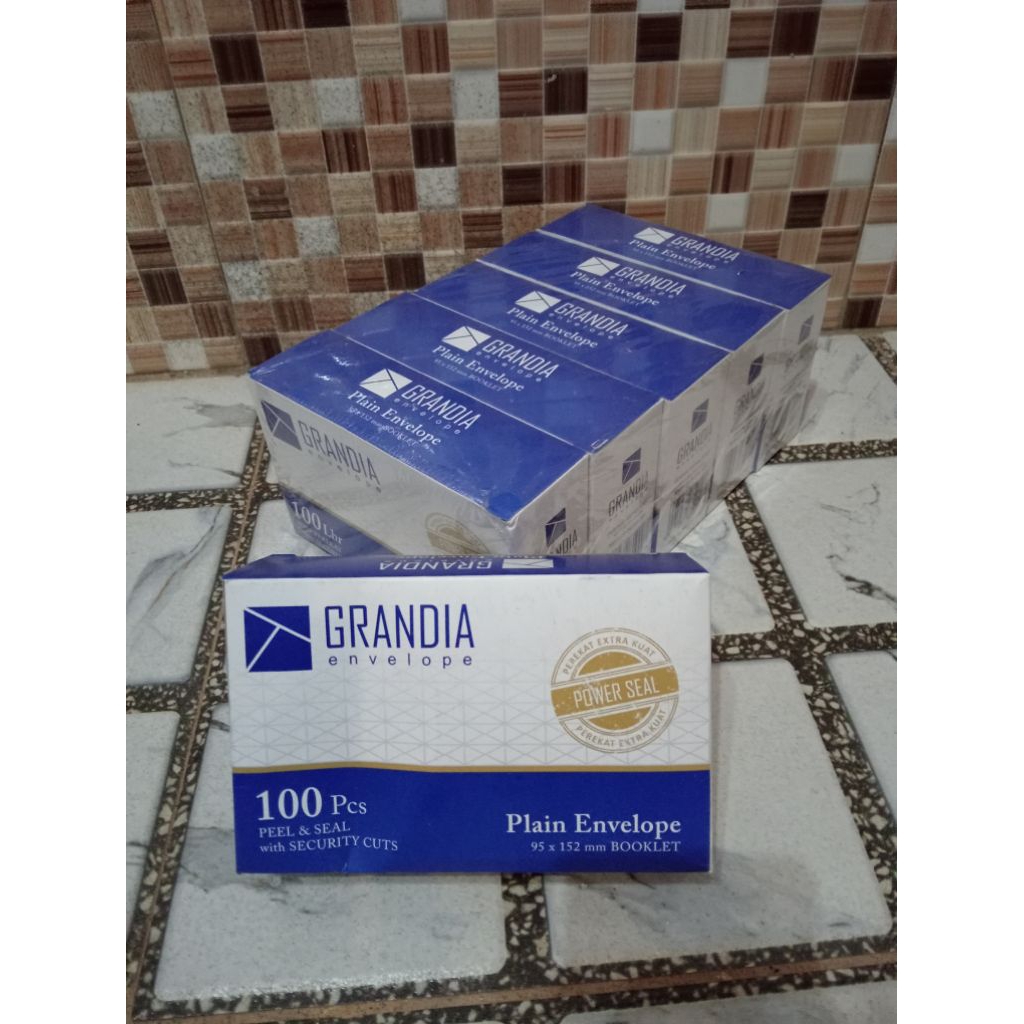 

amplop putih polos grandia 1 pak isi 100 pcs