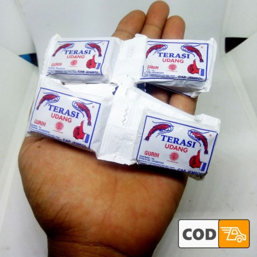 

Terasi khas Cirebon 1pack isi 50pcs @10grm