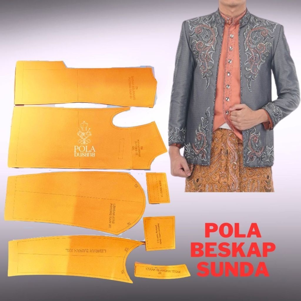 JUAL POLA BESKAP Dewasa dan anak / BESKAP jawa / Beskap adat jawa / pengantin pria/pakaian tradision
