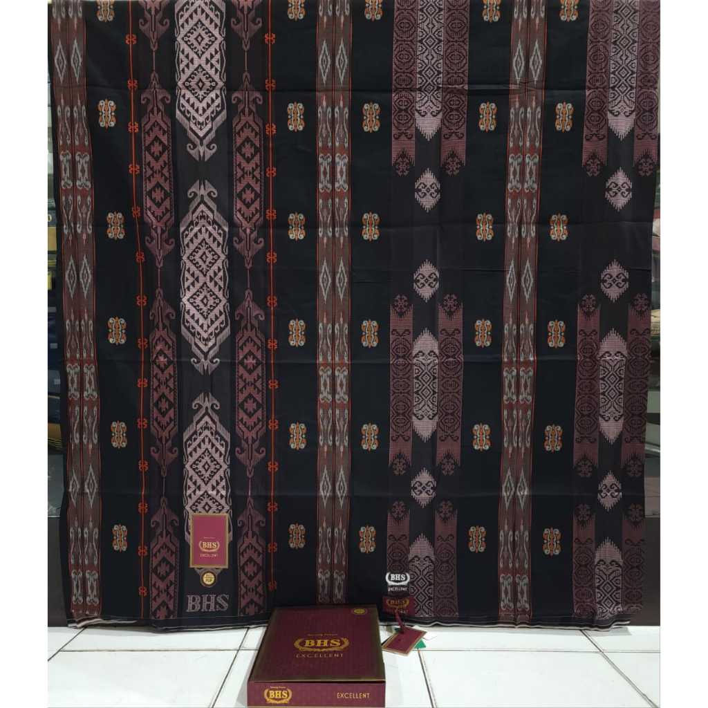 sarung bhs excellent gold black series hitam coklat clear coklat