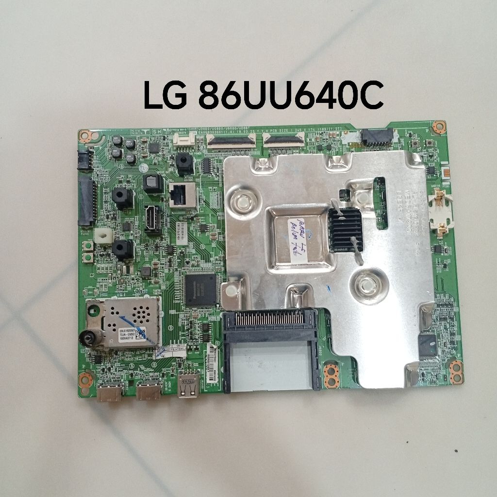 MB TV LG 86UU640C MAINBOARD-MOTHERBOARD-MOBO-MODUL MESIN TV LG 86UU640C