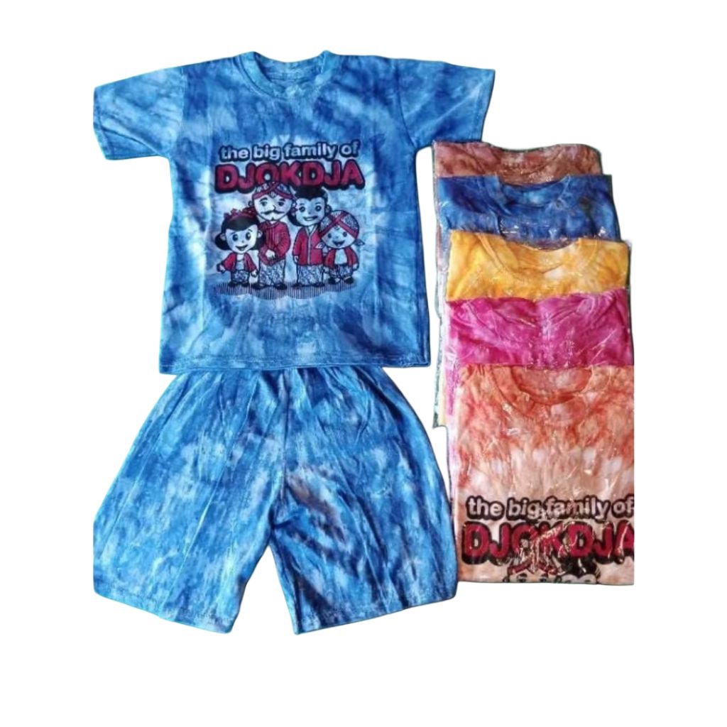 KAOS SETELAN ANAK BATIK CAP KHAS JOGJA || KAOS ANAK SETELAN BATIK CLASIC ORIGINAL JOGJA MALIOBORO