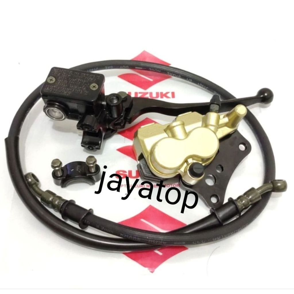 selang rem+master rem set+kaliper depan Suzuki Shogun 125 fl,Shogun 125 sp,Shogun NR,Shogun rr