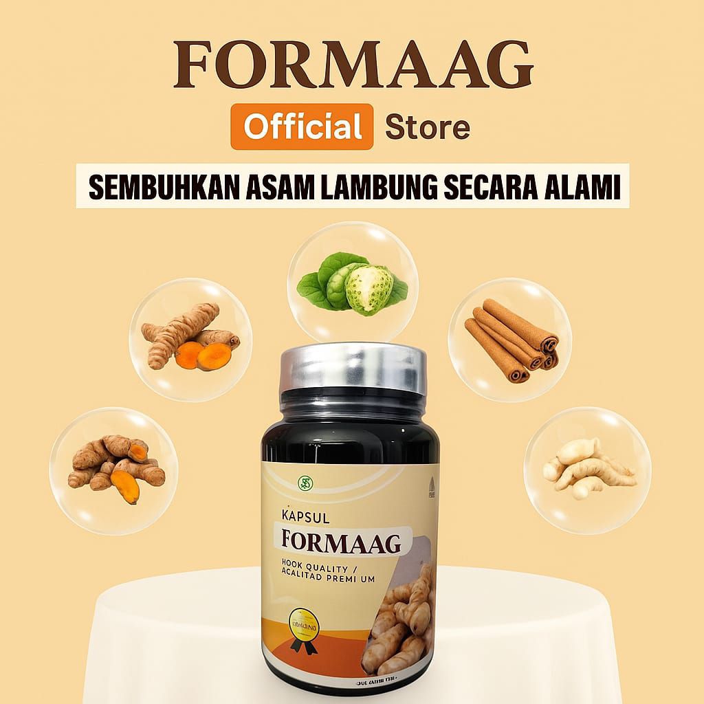 FORMAAG - OBAT LAMBUNG - ATASI MAAGH - OBAT HERBAL LAMBUNG