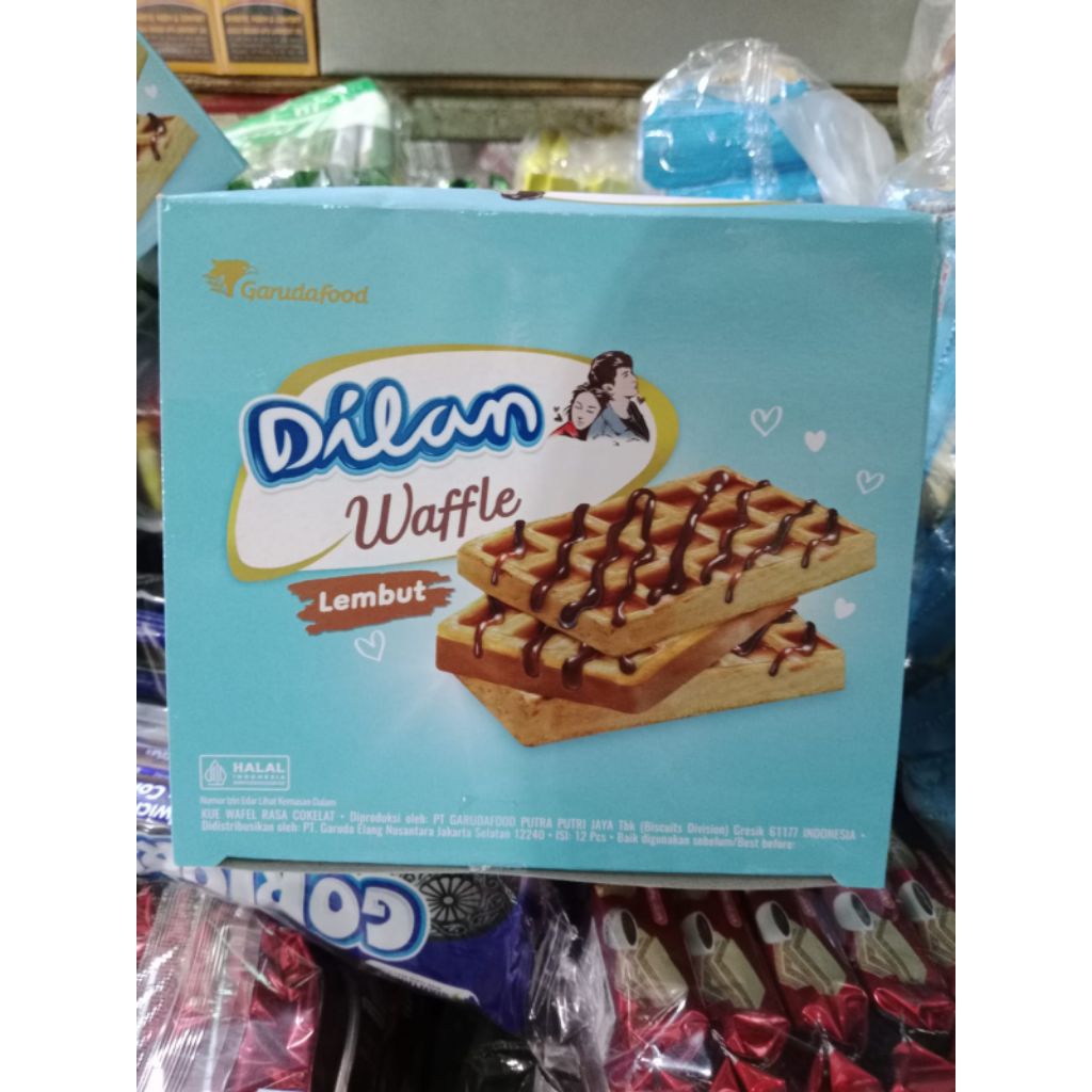 

Dilan Waffle yg renyah & creamy isi 12/box