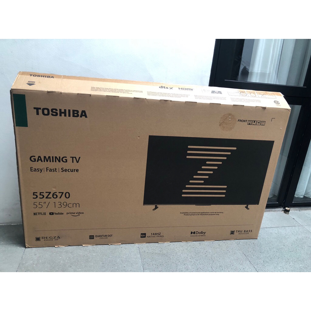 Kardus TV 55 inch bekas