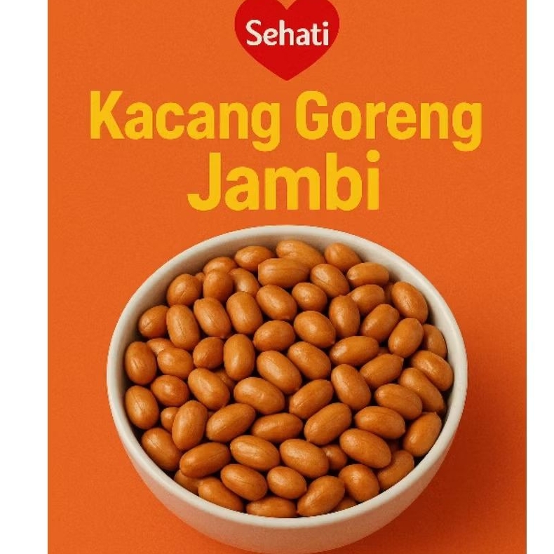 

SEHATI KACANG GORENG JAMBI VEGAN VEGETARIAN