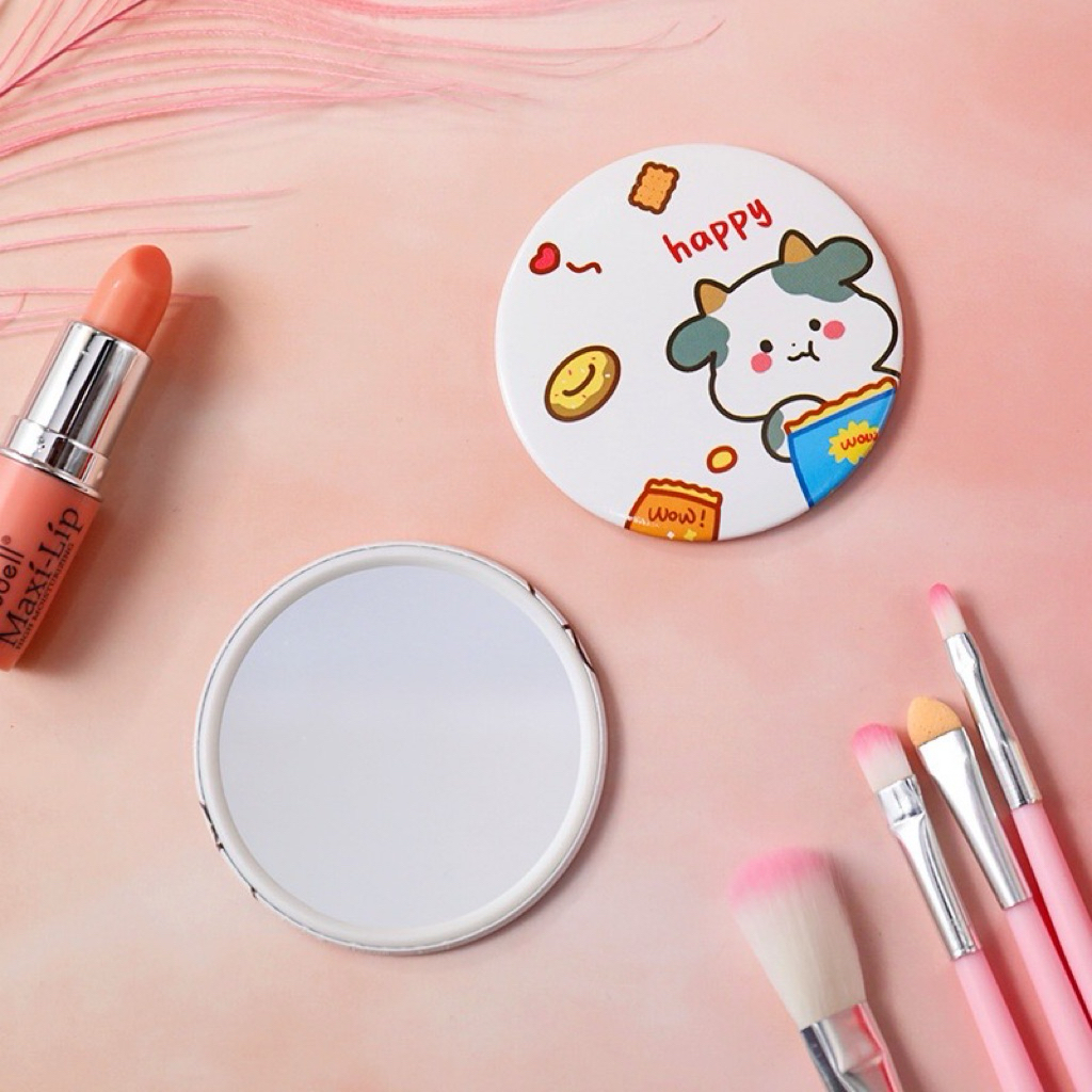 CERMIN KACA TRAVEL LUCU || CERMIN MINI SIZE || CERMIN MAKEUP || KACA AESTHETIC