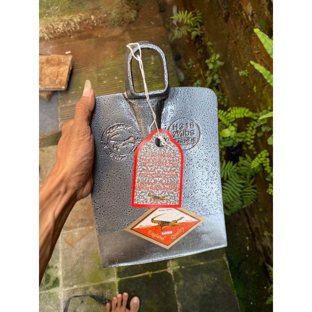 PACUL CAP CARMEN ORI - CANGKUL CARMEN ORIGINAL 100% CANGKUL BAJA ASLI TAJAM CANGKUL TANAH ANTI LENGK