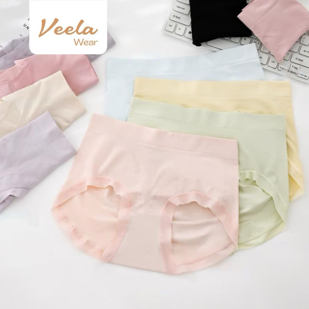 Veela Wear - NL07 Celana Dalam Wanita CD 100% Anti Bakteri Anti Lembab Anti Bau Bahan Katun Nylon Sp