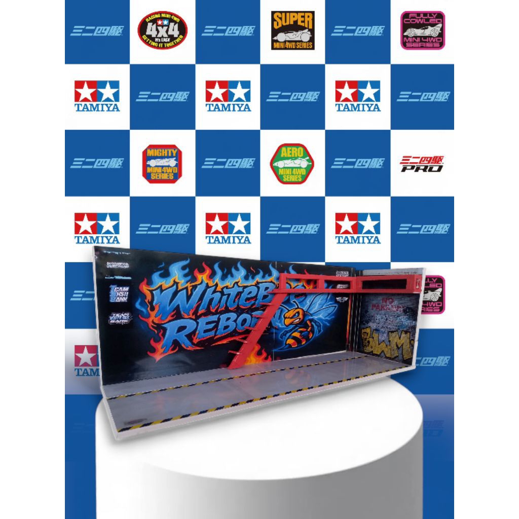 MINIATUR DIORAMA BENGKEL BUS