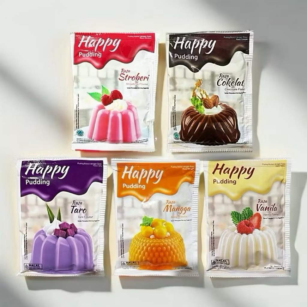 

HAPPY PUDDING - pudding instan + gula 60gram