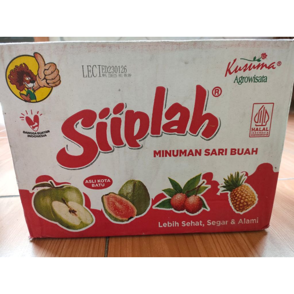 

Siiplah leci 120ml x 32 gelas