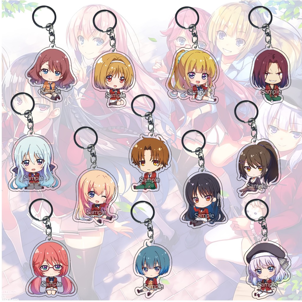 Gantungan Kunci Classroom of the Elite Ayanokouji Kiyotaka - Ganci - Keychain - Souvenir - Mio Ibuki