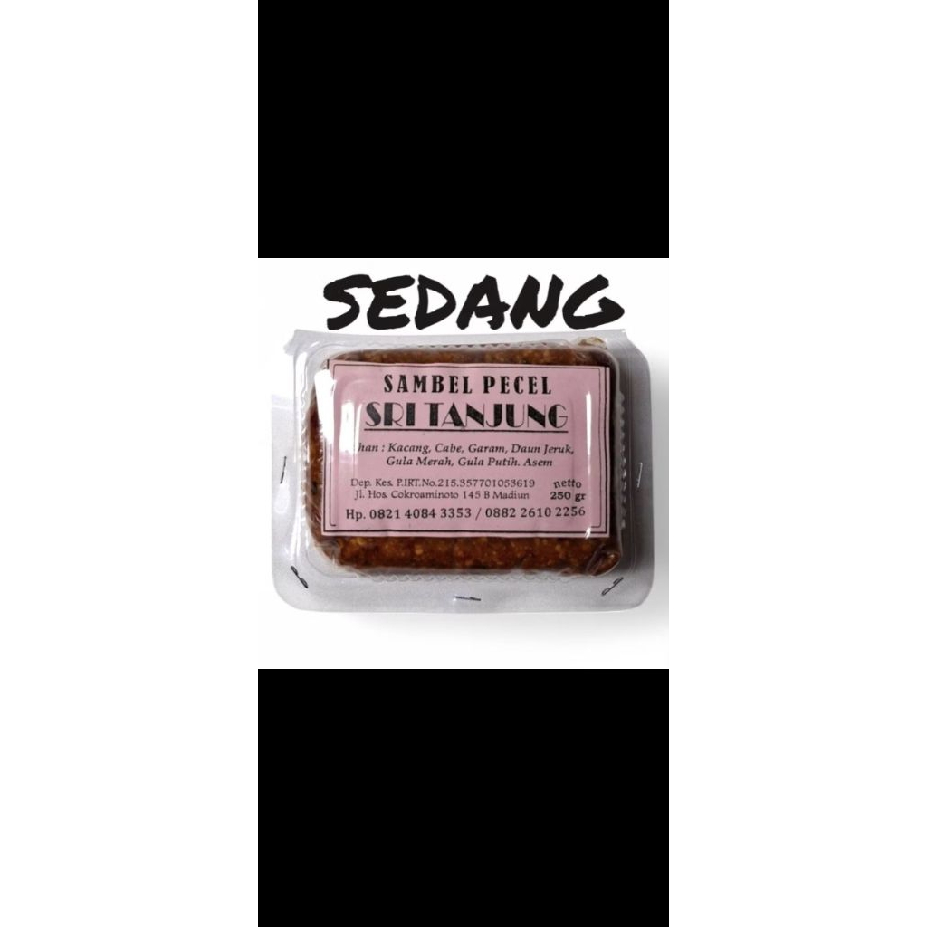 

Sambel pecel sri tanjung 250 gram