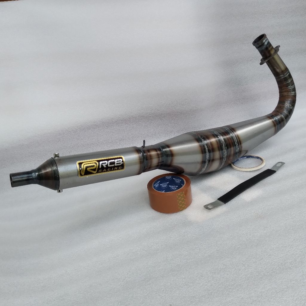 Knalpot Racing Rx King Kolong telo  Kompetisi Plat RCB